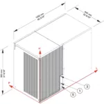 fast ice cube machine measurement