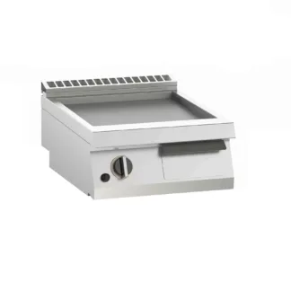 gas griddle on cantilever with smooth plate gas type