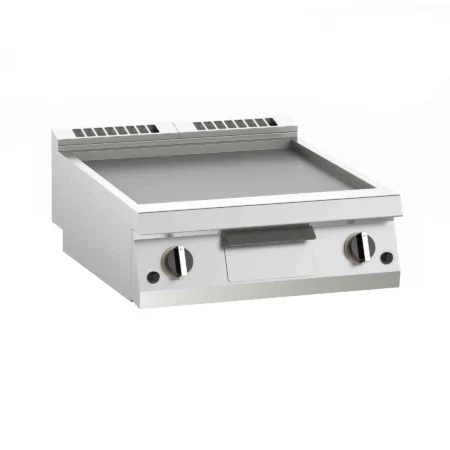 gas griddle with smooth plate