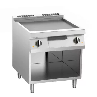 gas griddle with open base gas type