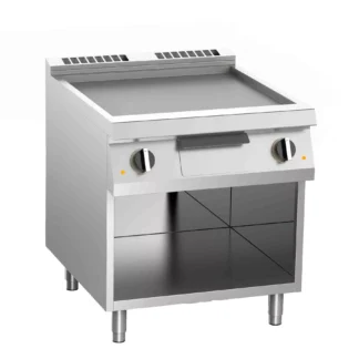 gas griddle with open base gas type