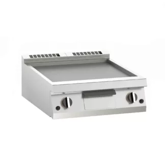 griddle on cantilever with ribbed and smooth plate