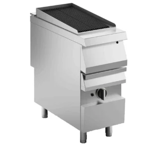 gas griller in cupboard