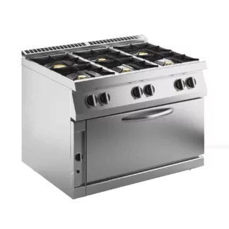 maxi oven and 6 burner gas range