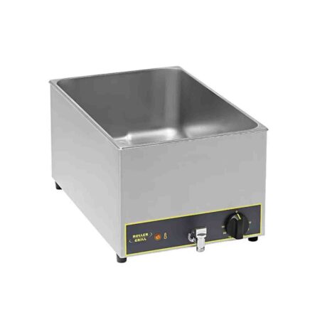 Bain marie with draining tap from sawas kitchen by roller grill